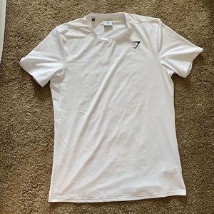 White Gymshark Tee, Men’s